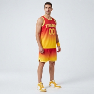 Uniforme de basket-ball de haute qualité, veste d'équipe personnalisée, maille respirante, imprimé, séchage rapide, design réversible, hommes, femmes, adultes, OEM - Product Image 2