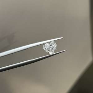 Diamants en vrac de qualité supérieure, certifiés IGI, clarté VVS, couleur D, forme cœur, 1,02 ct, bijoux en diamants blancs cultivés en laboratoire CVD - Product Image 1