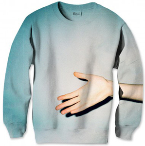 Sudadera de cuello redondo para hombre, corte regular, informal, de punto, poliéster, para otoño - Product Image 3