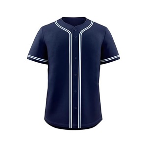 Yellow V-Neck Baseball Jersey Short Sleeve Button Front Breathable <b>Polyester</b> Unisex Adult Sport Apparel - Product Image 3
