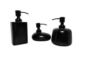 Distributeur de savon artisanal en marbre texturé, pressé à la main, pour désinfectant pour les mains, shampoing et gel douche - Product Image 6
