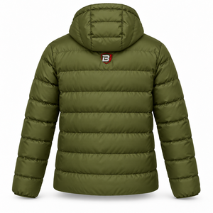 Chaqueta Acolchada Ligera con Capucha para Hombre, Personalizable OEM, Abrigo de Invierno Aislante y Plegable, Marca Privada, Directo de Fábrica, Blimpex INT - Product Image 4