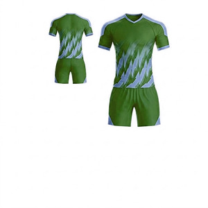 Tenue de football élégante et tendance, vêtements de sport confortables pour hommes et femmes, ensembles de maillots de football respirants et à séchage rapide, service OEM, nouveau design - Product Image 1