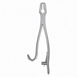 Juego de 5 Pinzas Quirúrgicas Manuales para Sujeción de Huesos, 5.5" y 17", con Dientes 2x2 y Mecanismo de Trinquete - Product Image 5
