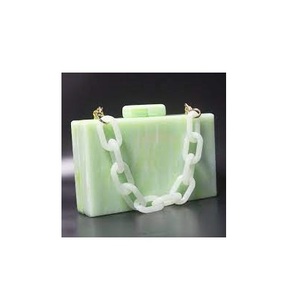 Bolso de mano de resina para mujer, accesorio de moda, bolso de noche de lujo moderno, bolso de resina de alta gama en venta - Product Image 1