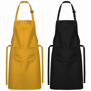 Tablier de charpentier réglable en coton robuste avec sangles croisées et sac à outils, couleur personnalisable, uniforme de travail pour le personnel de restaurant et de bar - Product Image 5