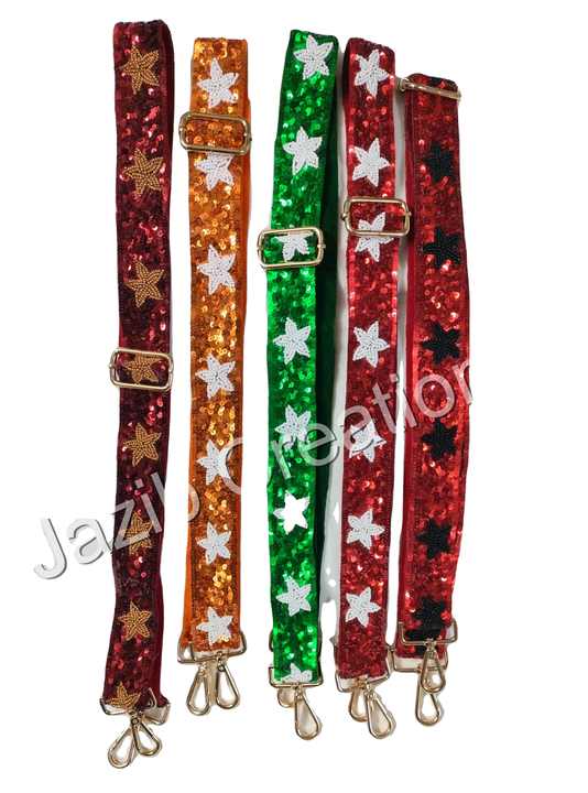 Handcrafted Stylish Durable Cotton Shoulder Bag Accessory Intricate Beadwork Embroidered Purse Strap Customizing Handbags Soft