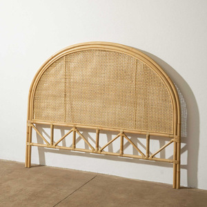 Tête de lit style bohème pour lits king size, fabricant de têtes de lit en rotin, prix fabricant. - Product Image 2