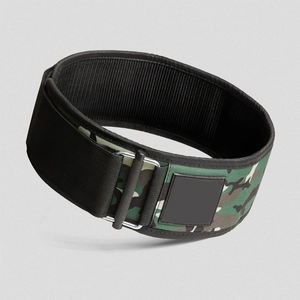 Ceinture de musculation en cuir de vachette camouflage de haute qualité, résistante, professionnelle, protection renforcée, épaisseur 10 mm pour l'entraînement en salle de sport - Product Image 1