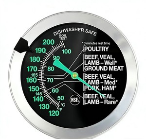 เทอร์โมมิเตอร์วัดอุณหภูมิแบบเรืองแสง ขนาดเส้นผ่านศูนย์กลาง 67 มม. - Product Image 1