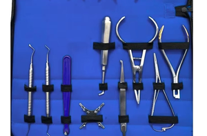 Ensemble d'instruments d'orthodontie dentaire de base de qualité supérieure, 18 pièces, en acier inoxydable, certifié CE, manuel, source composite - Product Image 4