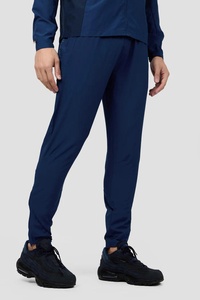 Men's Navy Blue Sweatpants Elastic Waist Pockets Breathable Casual <b>Joggers</b> Midweight <b>Polyester</b> Autumn Wear - Product Image 2