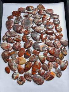 Lot de Cabochons en Agate Crazy Lace de Qualité Supérieure AAA, Vente en Gros, Vert Naturel, Bijoux de Guérison, Certifié par un tiers - Product Image 5