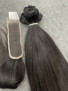 Paquete de Cabello Humano Natural Liso de Alta Densidad, Cabello Virgen Vietnamita, Doble Trama, Largo, Venta al Por Mayor - Product Image 5