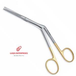 Tijeras Nasales Knight de Carburo de Tungsteno, Instrumento Quirúrgico Angulado con Hoja Dentada, Herramienta de Precisión de Acero Inoxidable para ORL y Rinoplastia - Product Image 4