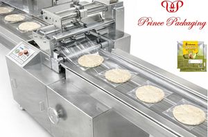 Máquina Envolvedora de Flujo para Tortillas, Tacos, Burritos y Pan Plano, Línea de Empaquetado de Tortillas Totalmente Automática para Máquina de Empaquetado de 10 a 20 Piezas - Product Image 3