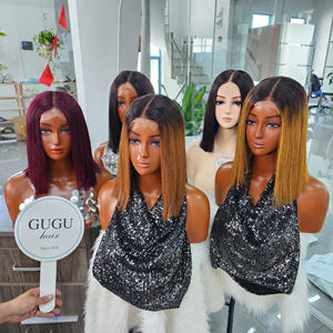 Pelucas de Cabello Humano 100% Virgen, Color Marrón Jengibre, 10 Pulgadas, Super Double Drawn, Transparentes para Encaje, Lisas, Onduladas, Rizadas, Profundas - Product Image 2