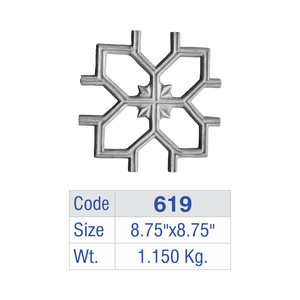 Quatrefoil Openwork Aluminum Fence Panel Cast <b>Iron</b> Balustrade Medallion Luxury Villa Staircase Guardrail Shield Shape Accent - Product Image 6