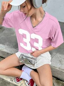 Maillot de football personnalisé rose en mesh 23 unisexe, coupe oversize, chemise de sport, marque privée, fournisseur en gros USA - Product Image 5