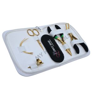 Ensemble d'outils professionnels pour extensions de cheveux de salon avec pinces à micro-perles, outil de pose d'extensions à velcro et mini-ciseaux de coupe - Product Image 1