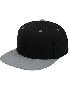 Customized Black Grey Flat Brim Snapback <b>Cap</b> For <b>Men</b> Women Adjustable Cotton <b>Baseball</b> Hat Casual Streetwear Premium Quality - Product Image 1