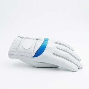 อินเจ โปรเฟสชั่นแนล ถุงมือกอล์ฟหนังคาเบรตต้าสำหรับมือซ้าย ช่องเว้นนิ้ว ป้องกันรังสียูวี ปิดด้วยแถบตีนตุ๊กแก สัมผัสนุ่ม ระบายอากาศได้ดี ยืดหยุ่น - Product Image 2