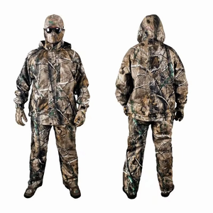 Combinaison de chasse en camouflage pour l'extérieur, combinaison d'entraînement résistante à l'usure, combinaison de chasse en camouflage pour homme, combinaison de chasse imperméable en softshell - Product Image 3