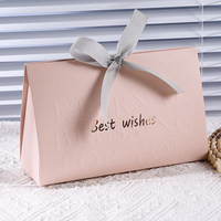Sac d'emballage pour foulard en soie, boîte cadeau de luxe, boîte d'emballage pour chaussettes, boîte cadeau pour mariage, boîte à bijoux prête à la vente