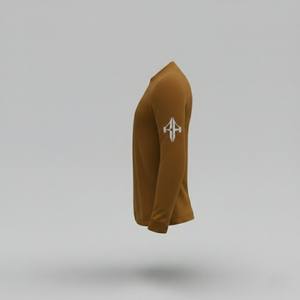 Camiseta de Manga Larga para Hombre, 100% Algodón, Calidad Premium 2026, Cuello Redondo, Estilo Casual Oversize Personalizado Bajo Demanda, RIVIAN ATLANTIC - Product Image 5