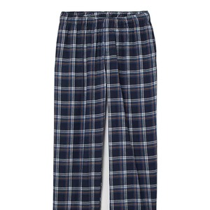 Men's Yarn Dyed <b>Plaid</b> <b>Trousers</b> Casual Elastic Waist Woven Pants - Product Image 1