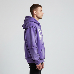 Oem Knitted Print Sublimation <b>Men</b> Fitness Hoodie With Zipper Pocket Full Sleeved Breathable Quick Dry Polyester Cotton Gym Wear - Product Image 4