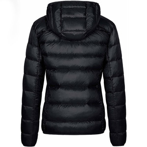 Women Puffer <b>Jacket</b> High Quality Nylon Polyester Fabric Quilted Panels Warm Padding Custom Logo Design Puffer - Product Image 2