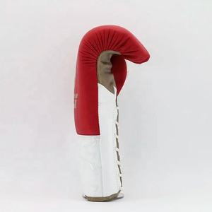 Guantes de Boxeo Personalizados Rojos y Blancos, Guantes de Sparring de Muay Thai para Hombres y Mujeres, Guantes de Entrenamiento Profesionales Ligeros - Product Image 3
