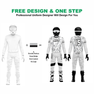 New Vintage Design Sublimation Printing MX Racing Jersey Pants High Quality Nylon Polyester Fabric Men's Motocross Riding Suit - Product Image 2