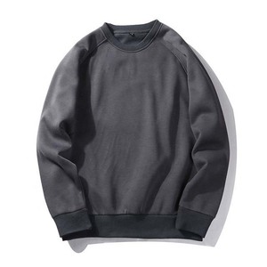 Sweat-shirts à capuche unisexes de haute qualité, brodés, teints unis, personnalisés, col rond, grande taille, pour hommes, en coton respirant - Product Image 3