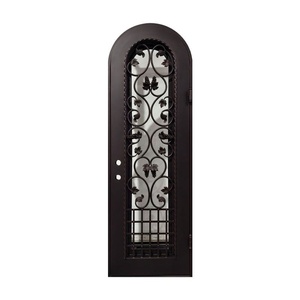 Royal Luxury Hand-forged Iron Entrance Gate Rust-Resistant Easy Assembly Arched Design Decorative Patterned <b>Frame</b> Modern Style - Product Image 1