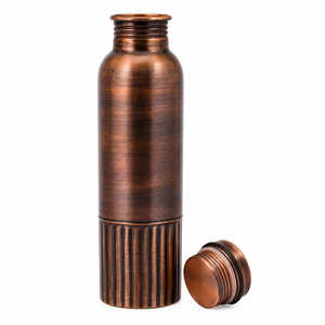 Juego de Vajilla Redonda Ecológica Clásica de Cobre King International, Modelo K1-CB-0005, Hecho en Delhi - Product Image 1