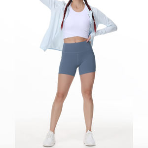 Pantalones cortos de yoga con spandex flexible para mujer - Product Image 5