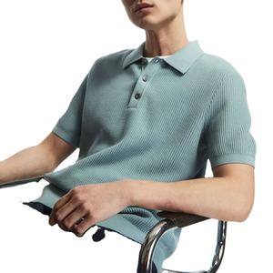 Polos personalizados de algodón Spandex para hombre, ropa informal transpirable de alta calidad con logotipo bordado, Polo suave de verano - Product Image 2