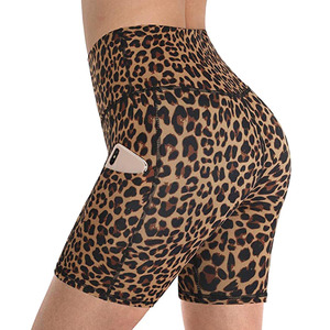 Shorts Deportivos de Alta Calidad para Mujer, Cintura Media, Secado Rápido, Transpirables, Ecológicos, con Estampado por Transferencia de Calor, para Yoga, Running, Ajuste Ceñido - Product Image 2
