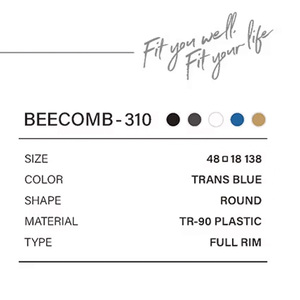 [KWANG HEUNG MAKER TRADE] Beecoomb Solid Fashion Square Optical <b>Frame</b> (B-310) Full Rim TR90 Lightweight Unisex Eyeglass <b>Frame</b> - Product Image 2