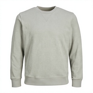 Camiseta de cuello redondo personalizada para hombres, camisa de manga larga a la moda, de algodón, polar - Product Image 1