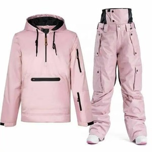 Traje de Nieve con Capucha Personalizado para Niños y Niñas, 2 Piezas, Cálido, Impermeable, Cortavientos, para Snowboard y Esquí - Product Image 3