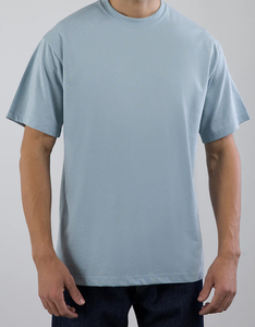 T-shirts surdimensionnés anti-plis, impression numérique OEM, motifs unis, t-shirts en sergé 100 % polyester pour hommes, vente chaude - Product Image 4