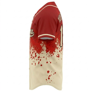 Maillot de baseball personnalisé avec nom et numéro d'équipe, uniforme à boutons, respirant, séchage rapide, vêtements de sport pour hommes et femmes - Product Image 2