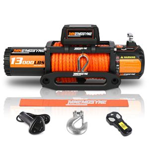 13000LBS elettrico verricello 12V corda sintetica per il traino di sabbia su camion rimorchio Jeep 4WD veicoli - Product Image 1