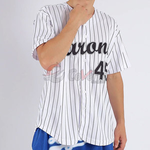 Nuevo Diseño de Camiseta de Béisbol Personalizada, Camiseta de Béisbol Blanca para Hombre, Camisetas de Béisbol al por Mayor - Product Image 2
