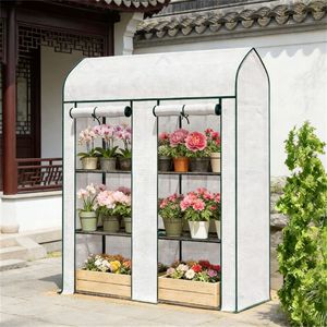 Mini serre portable blanche pour jardin, pour usage domestique - Product Image 1