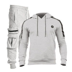 Conjunto Deportivo Personalizado con Logotipo, 90% Poliéster, 10% Elastano, 2 Piezas, para Correr, Hacer Ejercicio, Gimnasio, Ropa de Entrenamiento para Hombre - Product Image 4