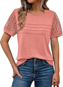 T-shirts pour femmes les plus populaires, vêtements décontractés, prix abordable, t-shirts pour femmes de haute qualité, confortables, hauts d'été pour femmes - Product Image 3